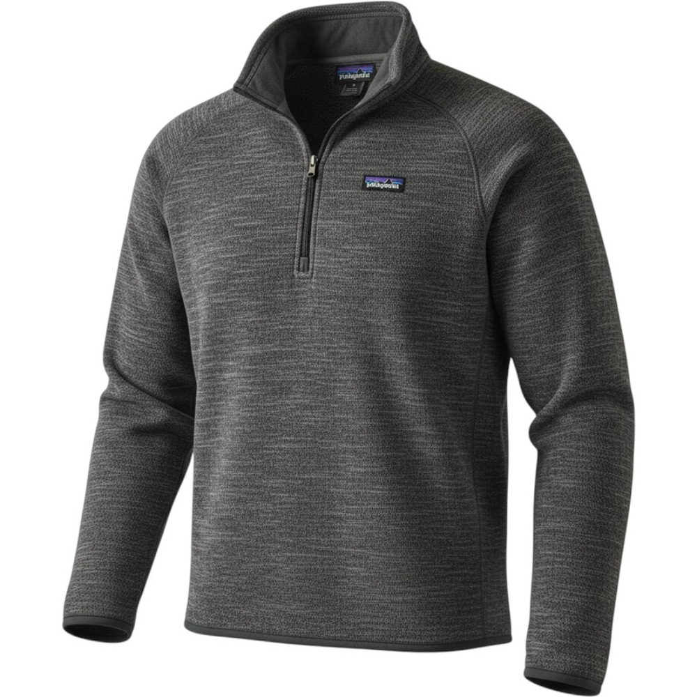 Patagonia Better Sweater 1/4 Zip Fleece Pullover Mens Medium Grey 25523